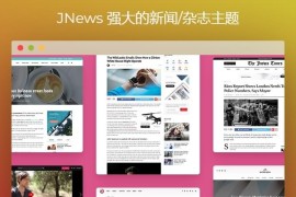 JNews主题v7.1.3已激活版-WordPress报纸杂志博客模板下载